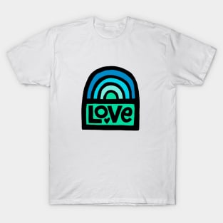 Love Rainbow (green) T-Shirt